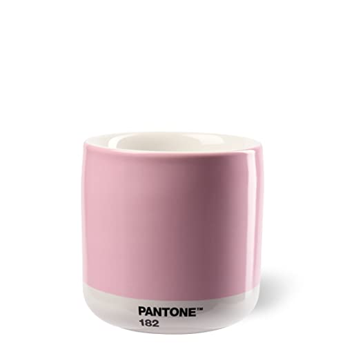 PANTONE Porzellan Latte Macchiato Thermobecher, 220ml, Light Pink 182 C von Pantone