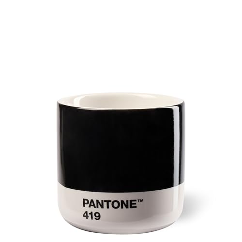 PANTONE Porzellan Macchiato Thermobecher, Black 419 C von Copenhagen Design