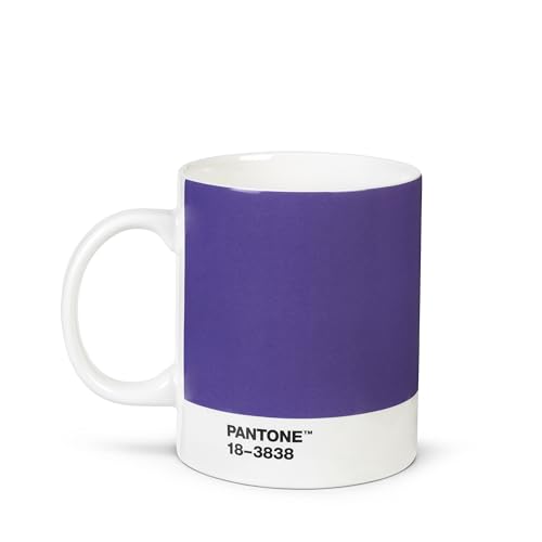 Pantone Mug, Coffee/Tea Cup, fine China (Ceramic), 375 ml, Ultra Violet 18-3838 (COY), 1 Stück (1er Pack) von Pantone