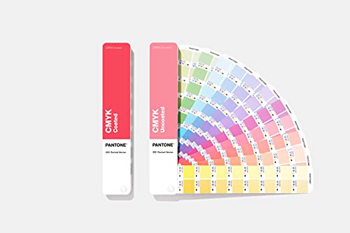 Pantone CMYK Color Guide Set, GP5101B, beschichtet und unbeschichtet, Mehrfarben, 9.8x26.7x7.3cm von Pantone