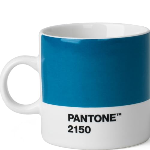 Pantone Espressotasse, Porzellan, Blue 2150, 6.1 x 6.1 x 8.2 cm von Copenhagen Design