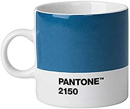 Pantone Espressotasse, Porzellan, Blue 2150, 6.1 x 6.1 x 8.2 cm von Pantone