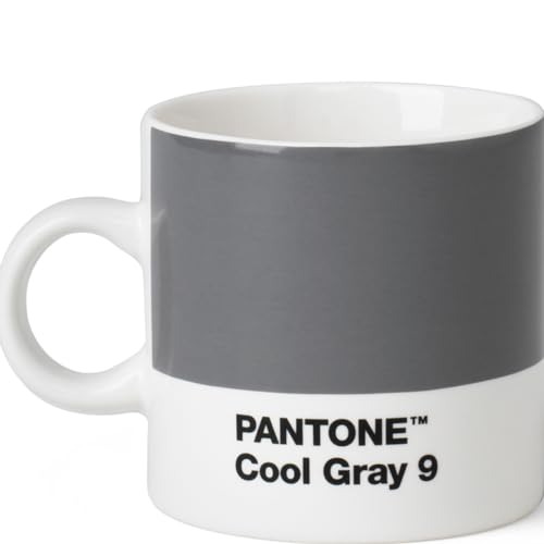 Pantone Espressotasse, Porzellan, Cool Gray 9, 6.1 x 6.1 x 8.2 cm von Pantone