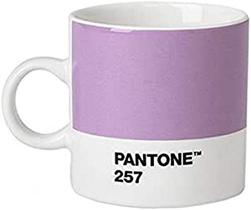 Pantone Espressotasse, Porzellan, Light Purple 257, 6.1 x 6.1 x 8.2 cm von Pantone