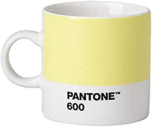 Pantone Espressotasse, Porzellan, Light Yellow 600, 6.1 x 6.1 x 8.2 cm von Pantone