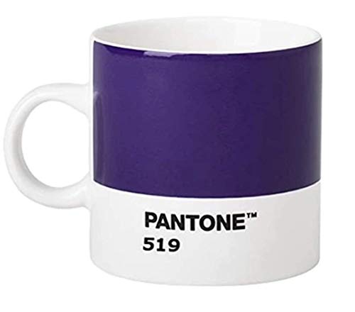 Pantone Espressotasse, Porzellan, Violet 519, 6.1 x 6.1 x 8.2 cm von Pantone