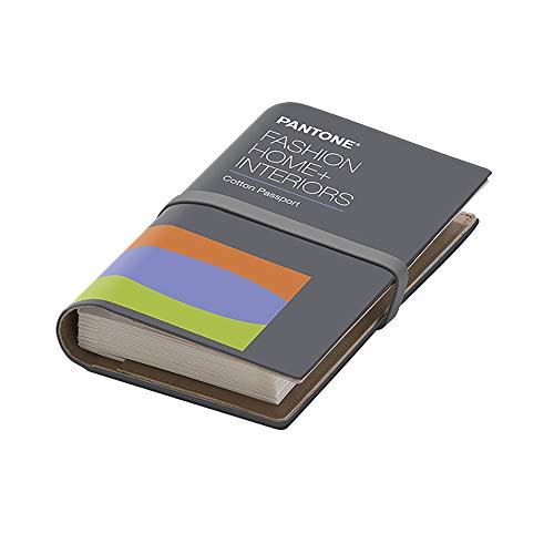 Pantone FHIC200A Cotton Passport – Baumwoll-Farbreferenz im tragbaren Ziehharmonika-Format im Folio-Stil – Mit weißer Maske für eine genaue Farbauswertung von Pantone