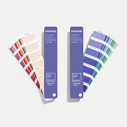 Pantone FHIP110A Fashion, Home + Interiors Color Guide Set (Color of the Year 2022 Edition) – Zwei handliche Farbfächer in chromatischer Anordnung von Pantone
