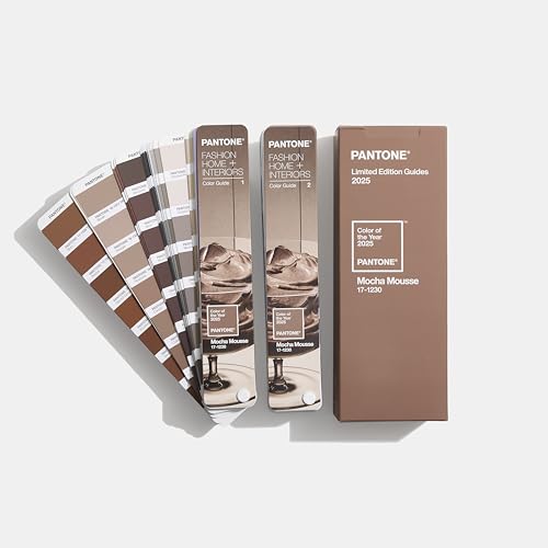 Pantone FHIP110C Fashion, Home + Interiors Color Guide Set (Color of the Year 2025 Edition) – Zwei handliche Farbfächer in chromatischer Anordnung von Pantone