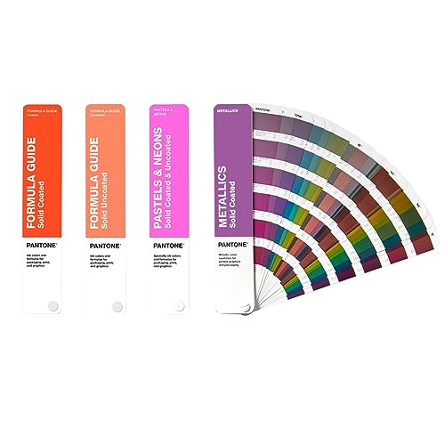 Pantone GP1605B Solid Guide Set – Beschichtete und unbeschichtete Formel – 4 Farbfächer in chromatischer Farbanordnung von Pantone