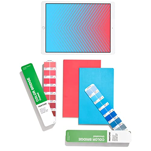 Pantone GP6102B Color Bridge Guide Set Coated and Uncoated – Zwei handliche Farbfächer in chromatischer Farbanordnung von Pantone