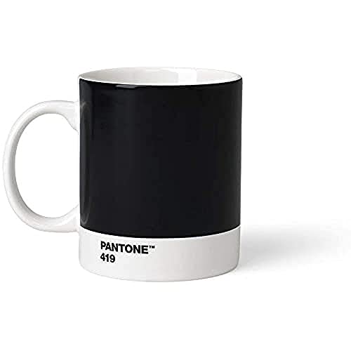 Pantone Kaffeetasse, Porzellan, Black 419, 1 Stück (1er Pack) von Pantone