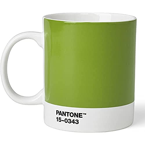 Pantone Porzellan Kaffeebecher Kaffeetasse, Green 15-0343, 1 Stück (1er Pack) von Copenhagen Design