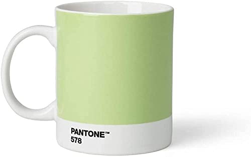 Pantone Kaffeetasse, Porzellan, Light Green 578, 8.4 x 8.4 x 12.1 cm von Copenhagen Design