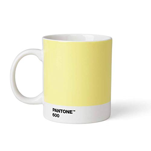 Pantone Kaffeetasse, Porzellan, Light Yellow 600, 8.4 x 8.4 x 12.1 cm von Pantone