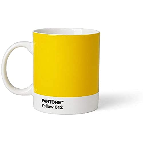 Pantone Kaffeetasse, Porzellan, Yellow 012, 1 Stück (1er Pack) von Pantone