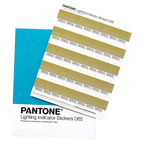 Pantone Lighting Indicator Stickers D65, LNDS-1PK-D65, mehrfarbig von Pantone