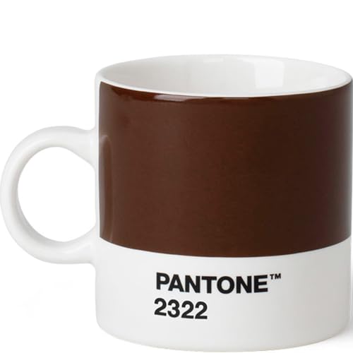 Pantone Porzellan-Esprossotasse Espressotasse, Brown 2322, 120 ml von Copenhagen Design