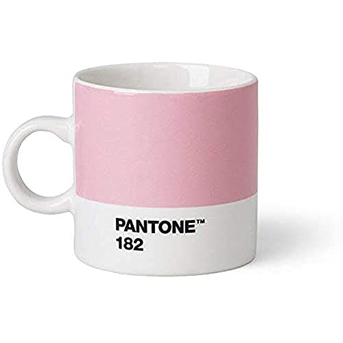 Pantone Espressotasse, Porzellan, Light Pink 182, 6.1 x 6.1 x 8.2 cm von Pantone