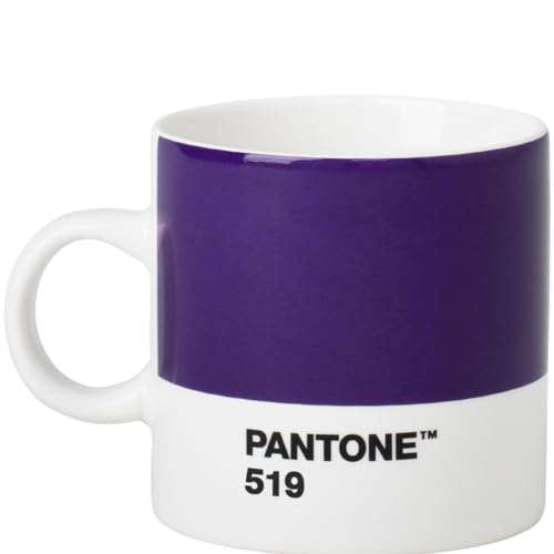 Pantone Espressotasse, Porzellan, Violet 519, 6.1 x 6.1 x 8.2 cm von Pantone