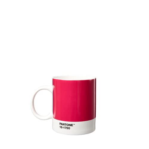 Pantone Porzellan Kaffeebecher, inkl. Geschenkbox, 375ml, Color of the Year (CoY) 2023: Viva Magenta 18-1750 von Pantone