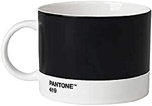 Pantone Teebecher, Porzellan, Black 419, 10.4 x 10.4 x 8 cm von Pantone