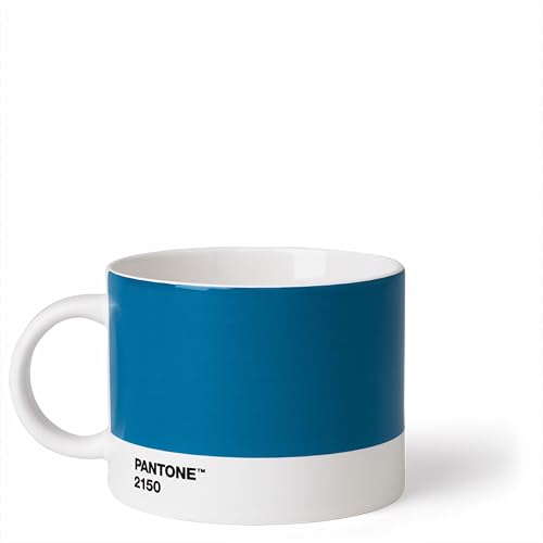 Pantone Teebecher, Porzellan, Blue 2150, 10.4 x 10.4 x 8 cm von Copenhagen Design