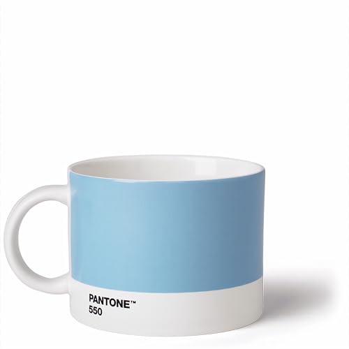 Pantone Teebecher, Porzellan, Light Blue 550, 10.4 x 10.4 x 8 cm von Pantone