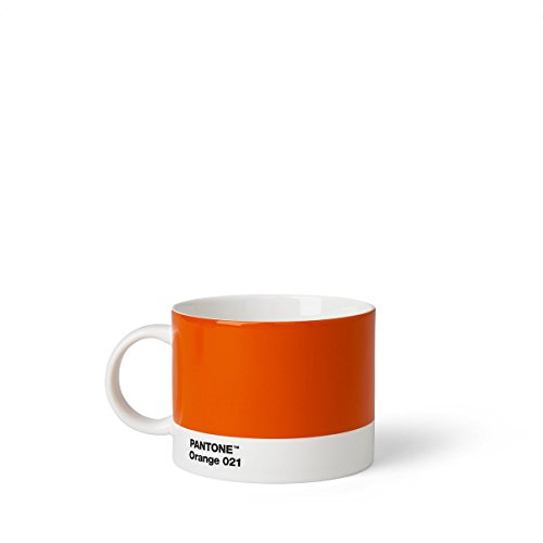 Pantone Teebecher, Porzellan, Orange 021,10.4 x 10.4 x 8cm von Copenhagen Design