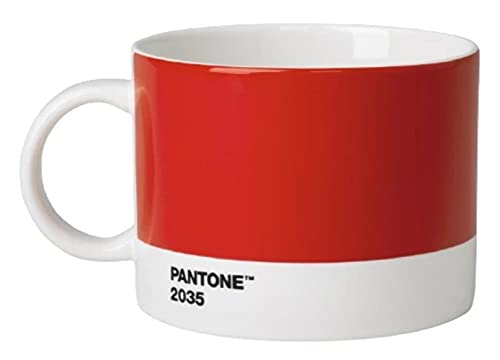 Pantone Teebecher, Porzellan, Red 2035, 10.4 x 10.4 x 8 cm von Pantone
