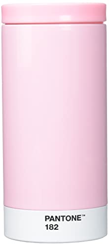 Pantone Reisebecher, Edelstahl, ABS, Light Pink 182, 75 mm von Pantone