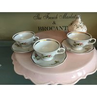 Vintage Jarolina Karolina Konigszelt Demi Tasse Teetassen Set Von Drei Kindern Größe Tee Party Made in Poland von PantryandPetticoats