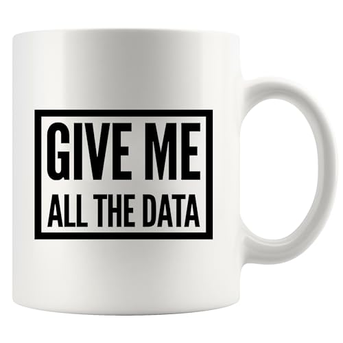 Panvola Give Me All The Data Researcher Scientist Analyst Data Science Computer Geek Keramik Kaffeetasse 325 ml weiß witziges Trinkgeschirr Panvola Give Me All The Data Researcher Scientist Analyst Data Science Computer Geek Keramik Kaffeetasse 325 ml weiß witziges Trinkgeschirr von Panvola