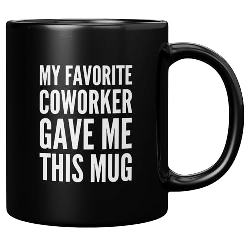 Panvola Kaffeetasse mit Aufschrift "My Favorite Coworker Gave Me This Going Away", Geschenk für Kollegen, lustiges Geschenk für Bürochef, Arbeitgeber, Abschiedsgeschenk für Mitarbeiter, Kaffeetasse, von Panvola