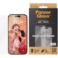 PanzerGlass™ Classic Fit Display-Schutzglas für Apple iPhone 15 von PanzerGlass™
