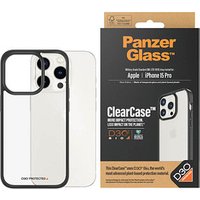 PanzerGlass™ ClearCase D30 Handy-Cover für Apple iPhone 15 Pro transparent, schwarz von PanzerGlass™