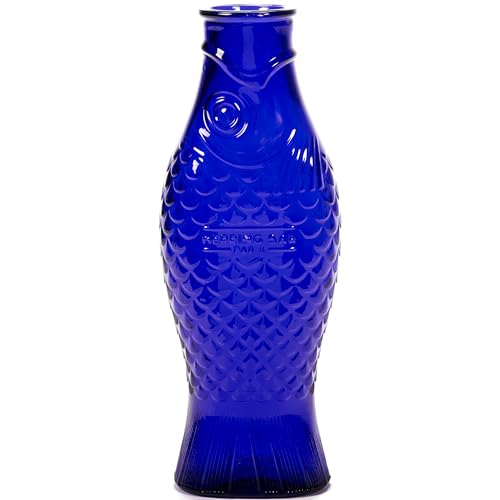 Paola Navone FISH & FISH Flasche, 85 cl - Regenbogen blau von Serax