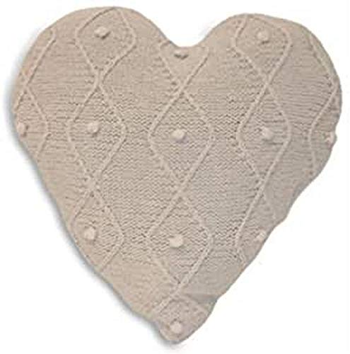 Paoletti Argyll Heart C/CASE LGT Grey, Baumwolle, Hellgrau von Paoletti