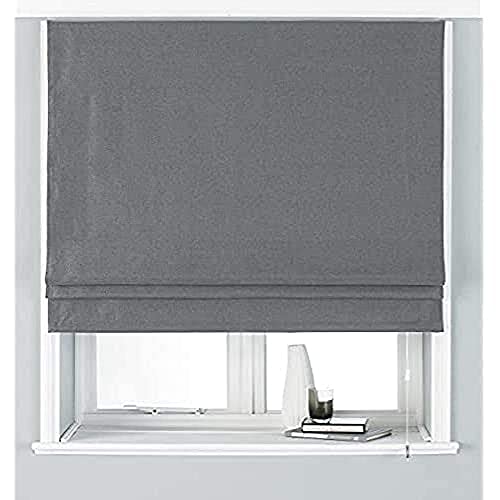 Paoletti Atlantic 153X137 Roman BLIND Gry, Polyester, Grau, 153x137cm von Paoletti