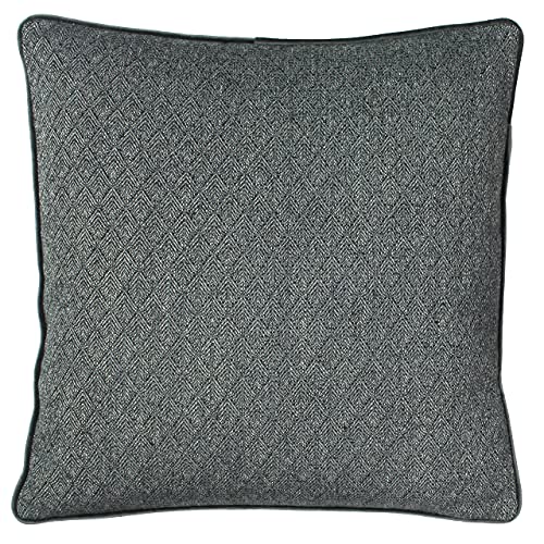 Paoletti Blenhein Feather füllte Kissen, Feder, Grey, 45 x 45cm von Paoletti