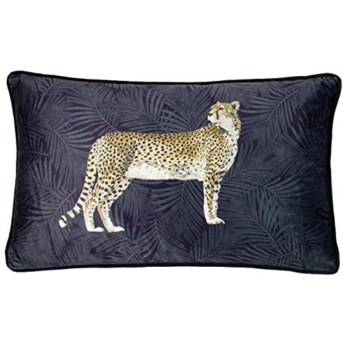 Paoletti Cheetah Wald Kissen, Polyester, Marine, 30 x 50cm von Paoletti