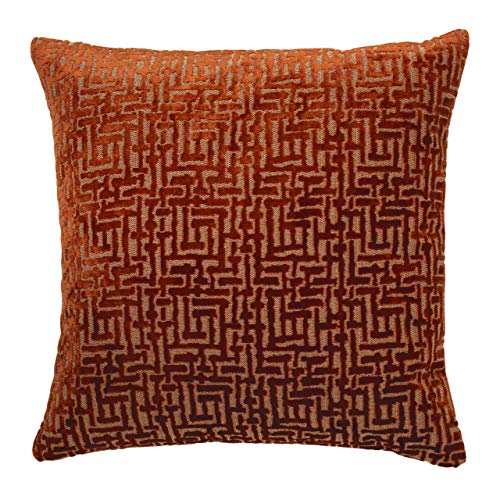 Paoletti Delphi Kissen mit Polyester-Füllung, rostfarben, 45 x 45 cm Paoletti Delphi Kissen mit Polyester-Füllung, rostfarben, 45 x 45 cm von Paoletti