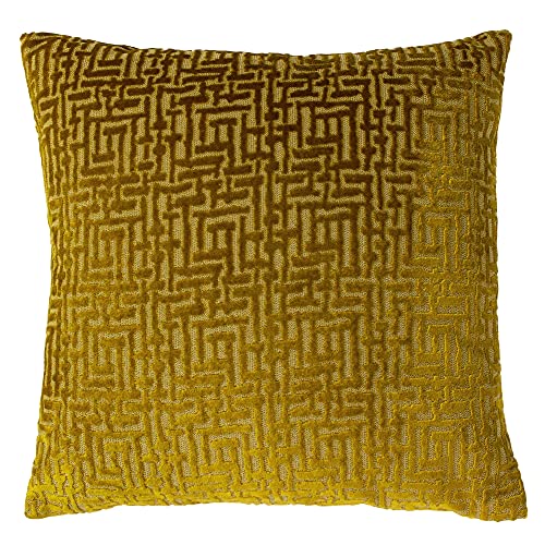 Paoletti Delphi Kissenbezug, Jacquard-Kunstsamt, goldfarben, Polyester, Gold, 45 x 45 cm (Pack of 1) von Paoletti