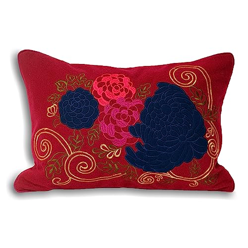 Paoletti Emilia floral gestickte Federkissen Paoletti Emilia floral gestickte Federkissen von Paoletti