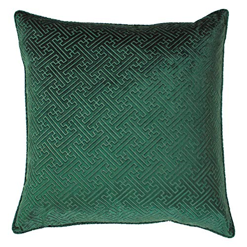 Paoletti Florence Kissen mit Polyesterfüllung, smaragdgrün, 55 x 55cm Paoletti Florence Kissen mit Polyesterfüllung, smaragdgrün, 55 x 55cm von Paoletti