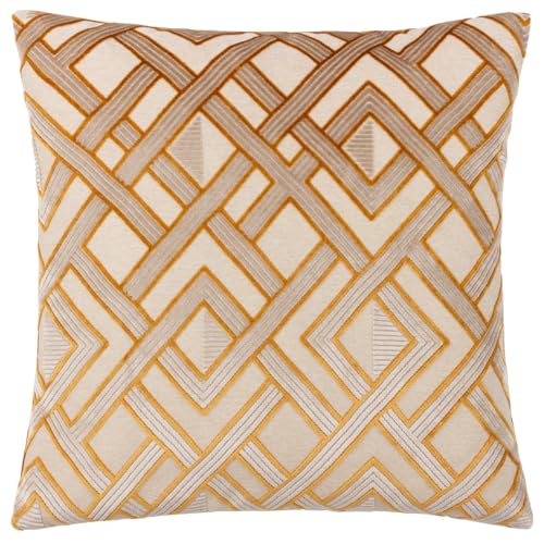 Paoletti Henley Velvet Jacquard Polyester Filled Cushion Paoletti Henley Velvet Jacquard Polyester Filled Cushion von Paoletti