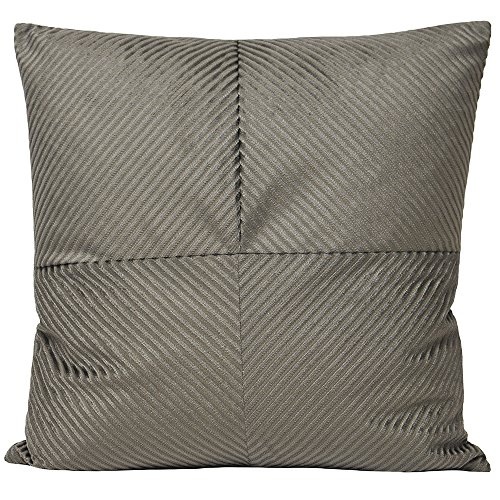 Riva Home Infinity Kissenbezug, Polyester, Grau, 45 x 45cm von Paoletti