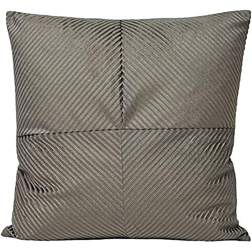 Riva Home Infinity Kissenbezug, Polyester, Grau, 45 x 45cm von Paoletti