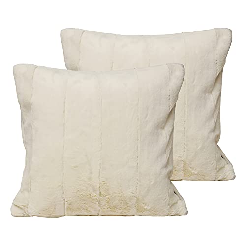 Paoletti Kaiserin Twin Pack Feather gefüllte Kissen, Polyester, Sahne, 55 x 55cm, 2 Paoletti Kaiserin Twin Pack Feather gefüllte Kissen, Polyester, Sahne, 55 x 55cm, 2 von Paoletti