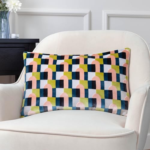 Paoletti Keela Cut Velvet Federkissen gefüllt von Paoletti